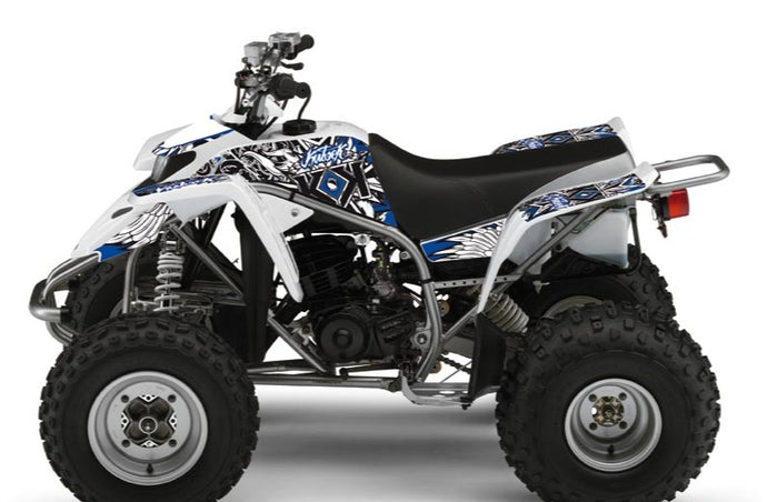 Yamaha Blaster ATV Demon Grafik-Set, Blau