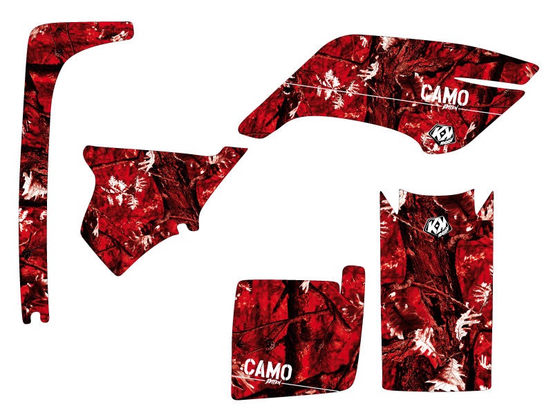 Load image into Gallery viewer, YAMAHA BREEZE ATV CAMO GRAPHIC KIT RED
