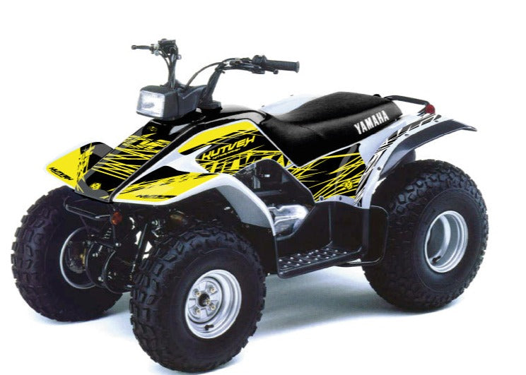 Laden Sie das Bild in Galerie -Viewer, YAMAHA BREEZE ATV ERASER FLUO GRAPHIC KIT GELB
