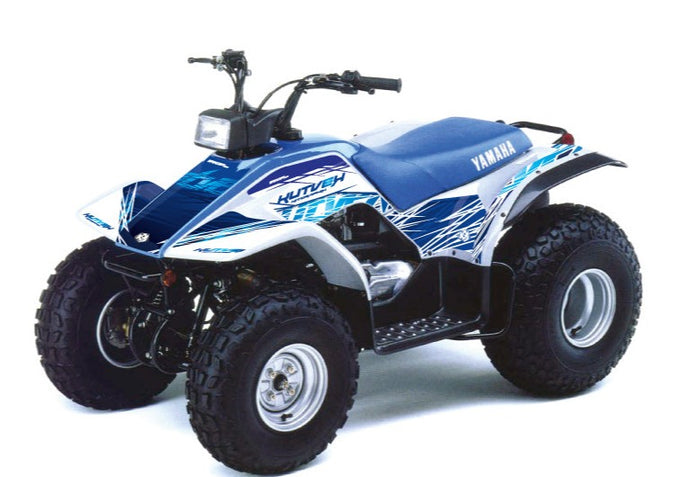 Yamaha Breeze ATV Radiergummi-Grafik-Set, Blau