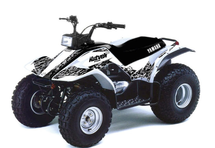 YAMAHA BREEZE ATV PREDATOR GRAPHIC KIT WHITE