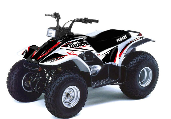 Yamaha Breeze ATV Bühnengrafik-Set, Schwarz, Rot