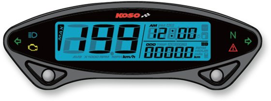 KOSO NORTH AMERICA DB EX-02 MULTIFUNCTION SPEEDOMETER BA048001