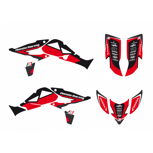 BLACKBIRD-SET AUFKLEBER HONDA TRX 450 '04-'23 E2Q06A 