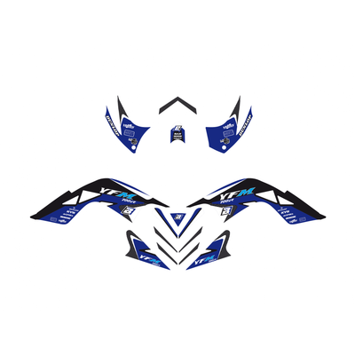 BLACKBIRD-SET AUFKLEBER YAMAHA RAPTOR YFM 700 '06-'22 DREAM 2 E2Q12A 