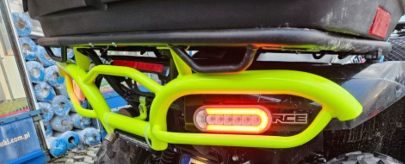 Load image into Gallery viewer, REAR BUMPER KAWASAKI KVF 750 BRUTE FORCE 2012- 2024 (Lime color)
