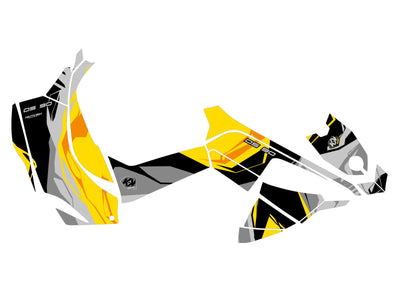 KIT DECO QUAD FREEGUN EYED CAN AM DS 90 JAUNE