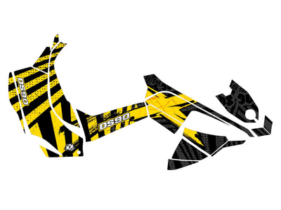 KIT DECO QUAD FREEGUN EYED CAN AM DS 90 JAUNE