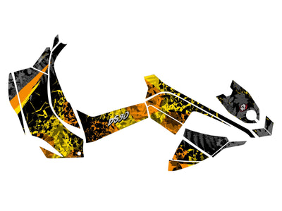 KIT GRAPHIQUE CAN-AM DS 90 ATV LEAF JAUNE
