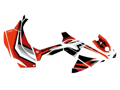 KIT GRAPHIQUE SPEAR POUR VTT CAN-AM DS 90 ROUGE