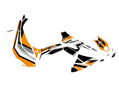 KIT GRAPHIQUE SPEAR POUR VTT CAN-AM DS 90 BLANC
