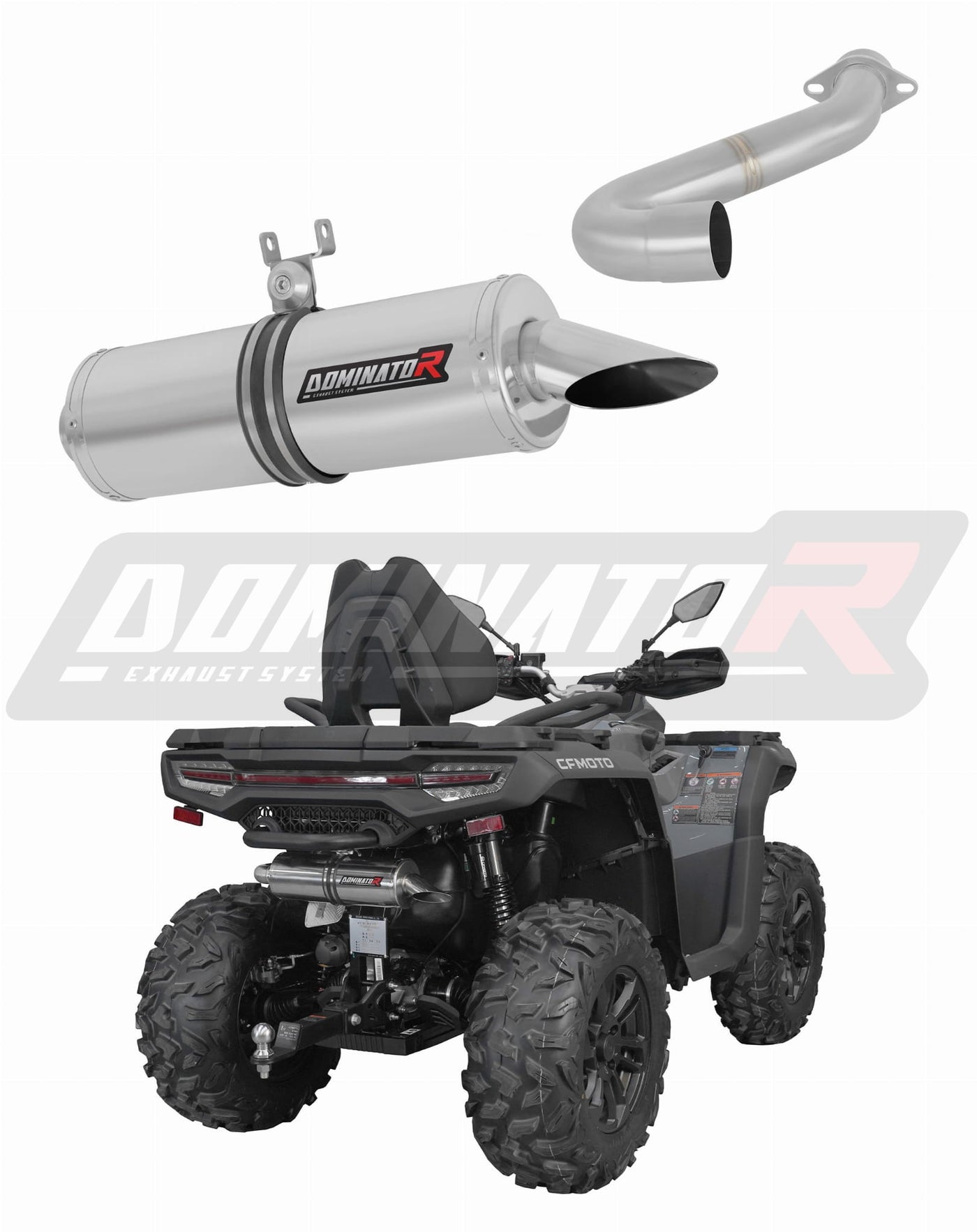 DOMINATOR EXHAUST SYSTEM CFMOTO CFORCE 1000 Touring 2024 GEN3 + DB KILLER