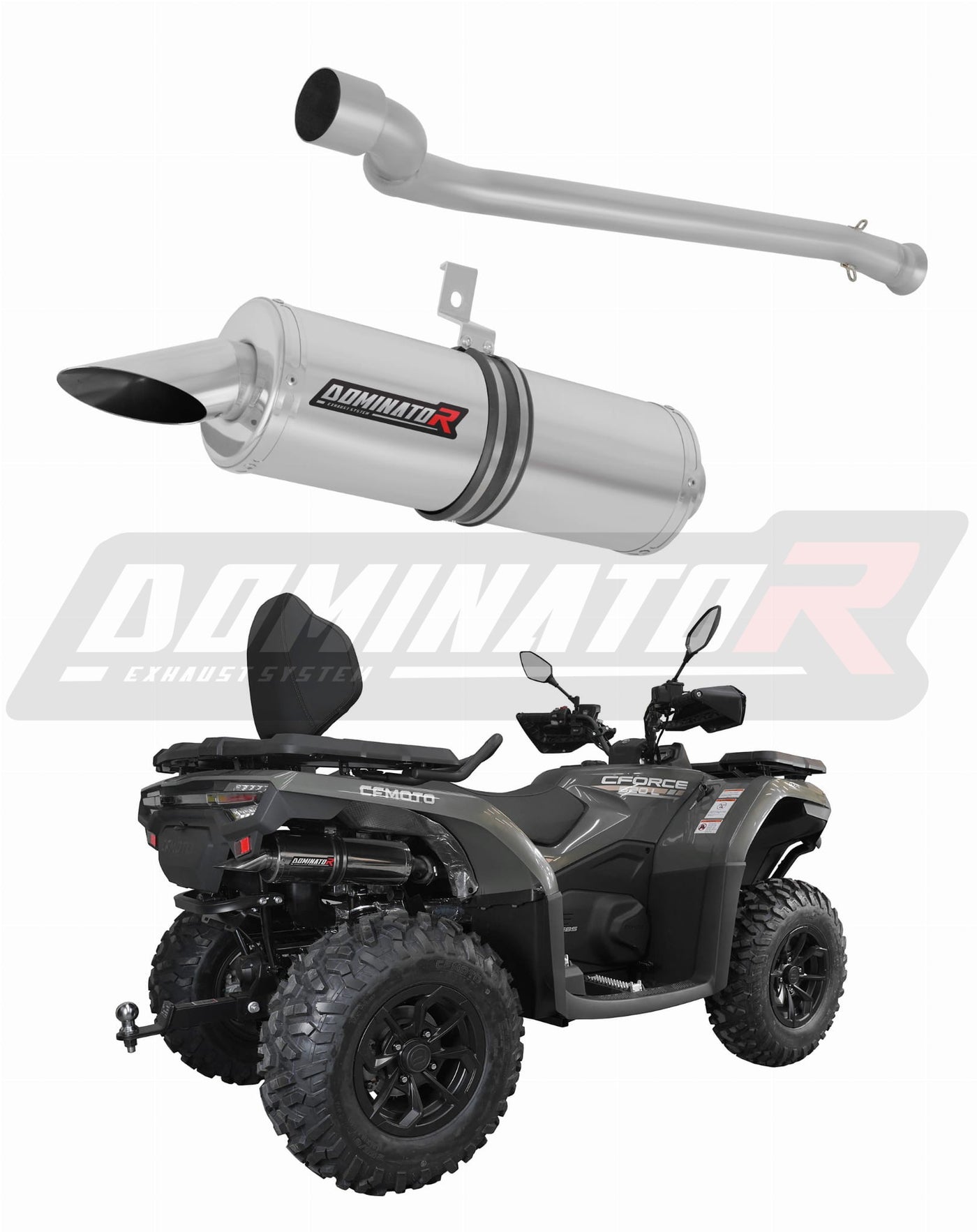 DOMINATOR EXHAUST SYSTEM CFMOTO CFORCE 520L + DB KILLER