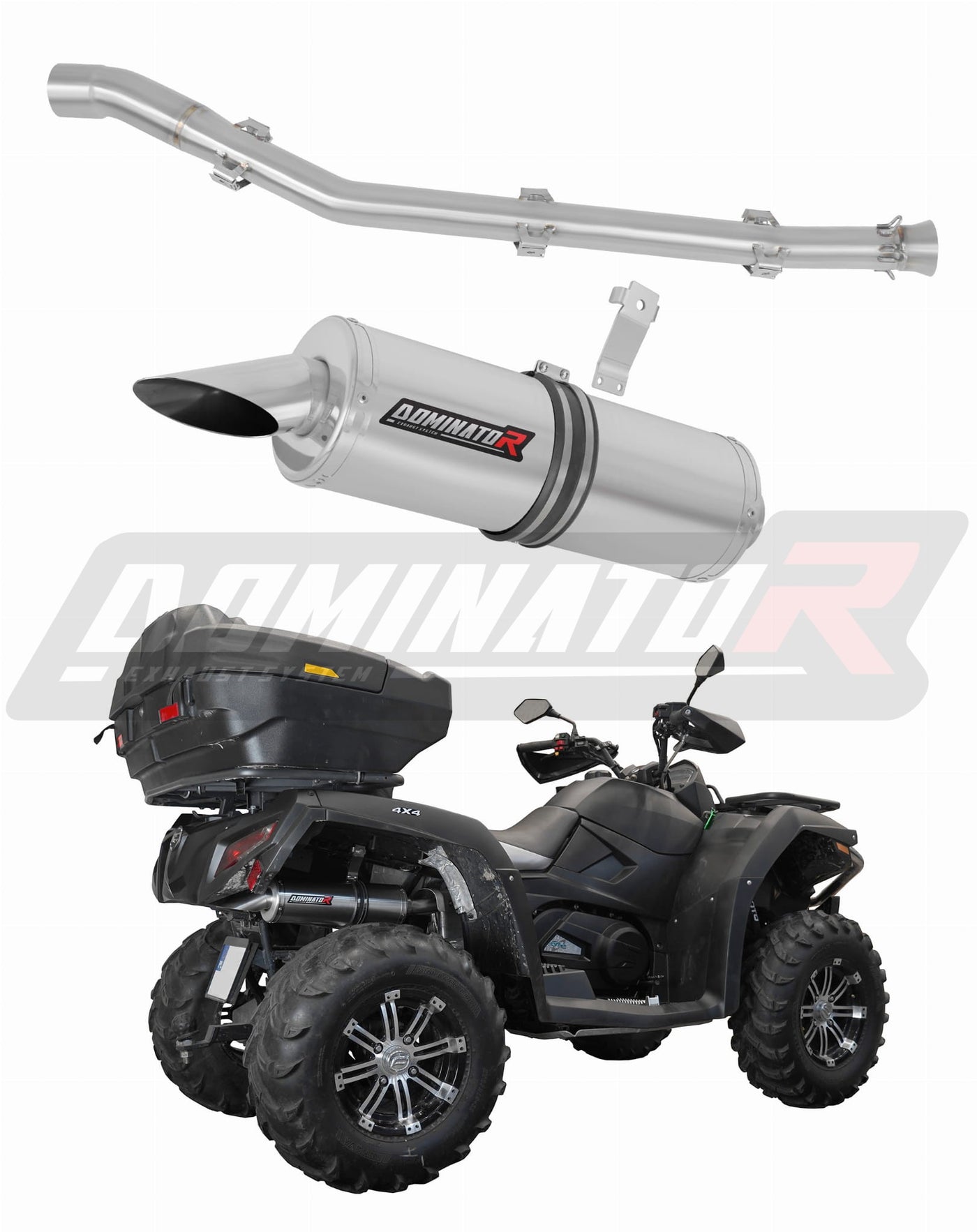 DOMINATOR EXHAUST SYSTEM CFMOTO CFORCE 550 ('16-'24) + DB KILLER