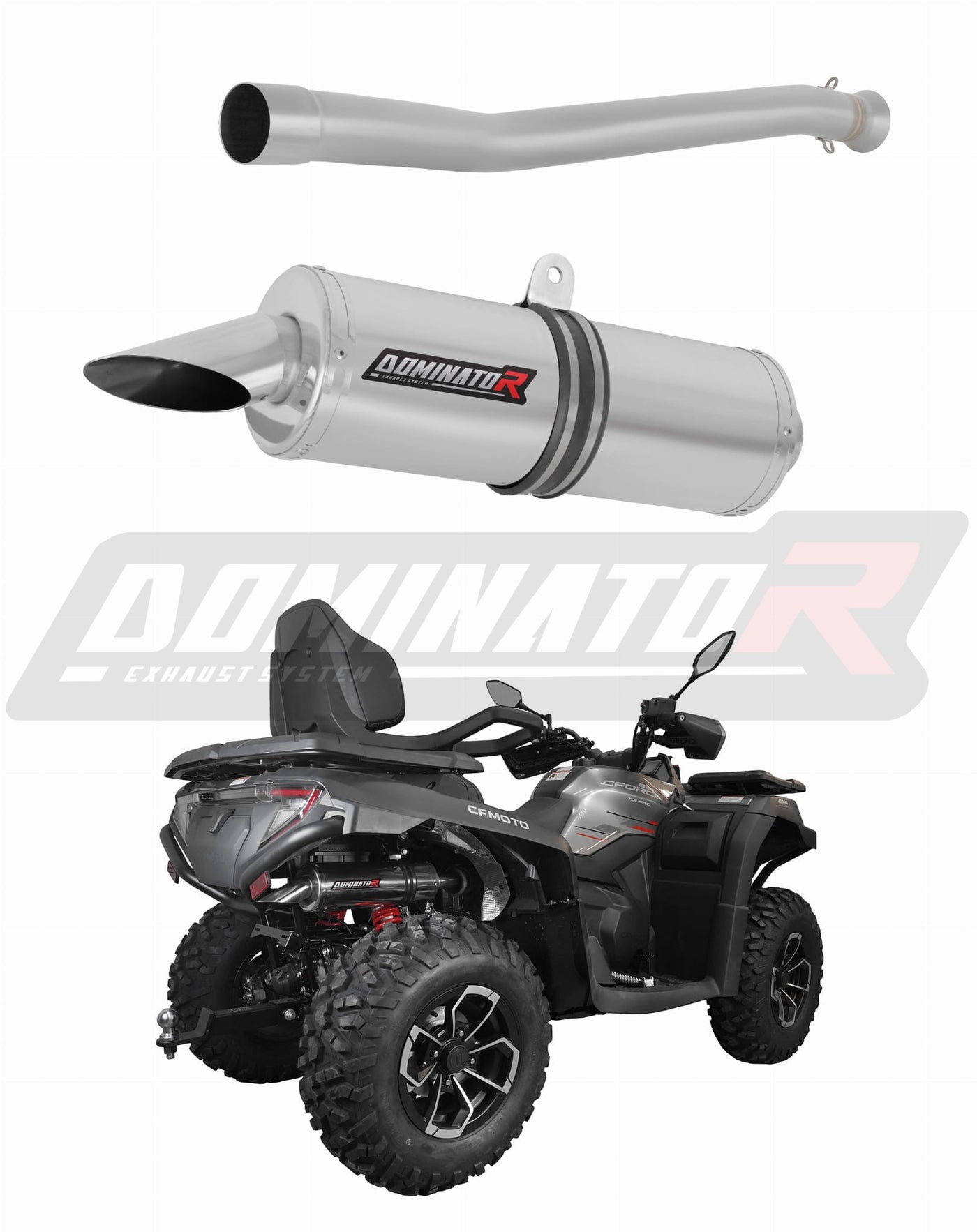 DOMINATOR EXHAUST SYSTEM CFMOTO CFORCE 625 TOURING  + DB KILLER