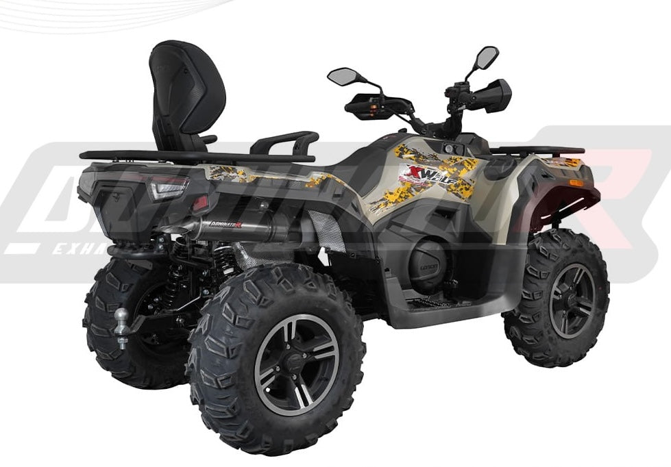 DOMINATOR AUSPUFFANLAGE Loncin XWOLF 550 + dB-Killer