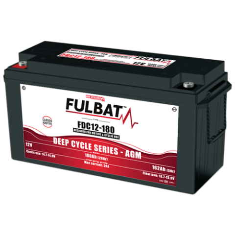 Load image into Gallery viewer, FULBAT BATTERY 12V/180AH FDC12-180 FDC12-180 LINHAI
