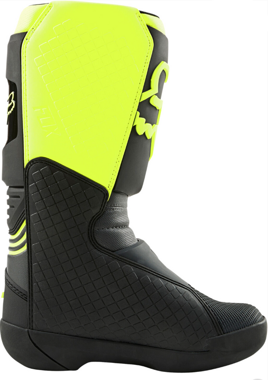 FOX COMP BOOT - BLACK/YELLOW MX22