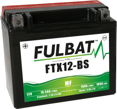 FULBAT ATV BATTERY 12V/10AH FTX12-BS (YTX12-BS) 