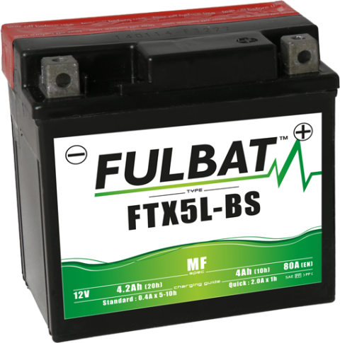 Chargez l&#39;image dans la visionneuse de la galerie, FULBAT BATTERY 12V/4AH FTX5L-BS (YTX5L-BS) 
