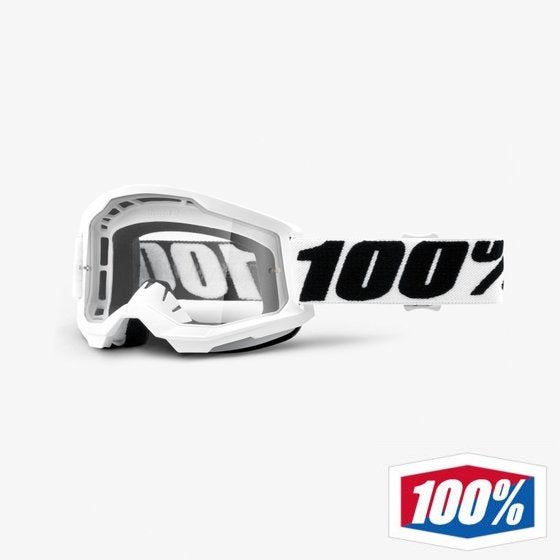 100 PROCENT WHITE Goggles 50027-00019