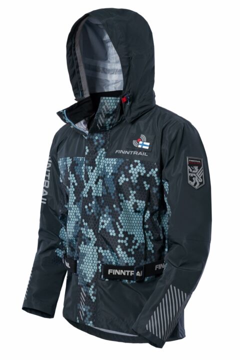 FINNTRAIL JACKET MUDWAY CAMOGREY