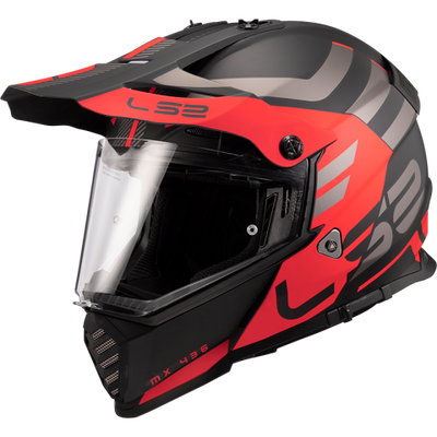 LS2 MX436 PIONEER EVO ADVENTURER BLACK 404364031