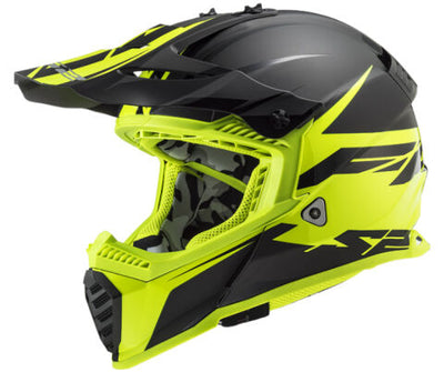 LS2 MX437 FAST EVO ROAR MATT BLACK HI-V 404373254