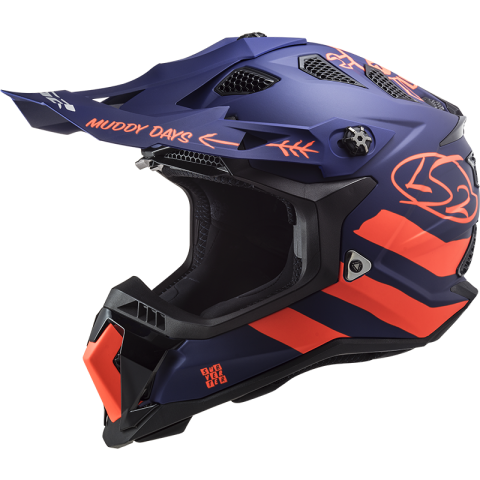 LS2 MX700 SUBVERTER CARGO MATT BLUE FLUO 407002323