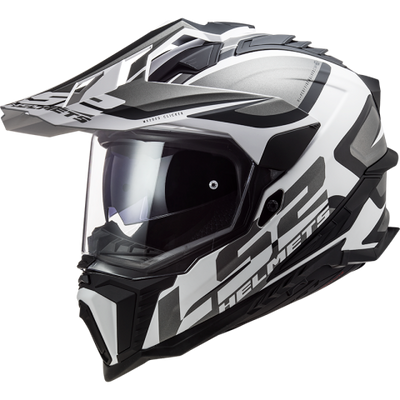 LS2 MX701 EXPLORER ALTER MATT BLACK WHITE 407012102