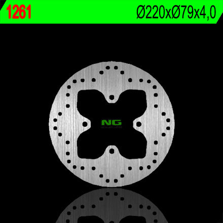 NG REAR BRAKE DISC KYMCO MXU 500 '05-'09 (220X79X4) (4X10.5) NG1261