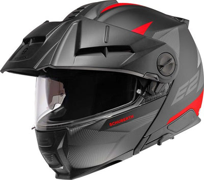 Schuberth E2 defender matt red Flip Up helmet