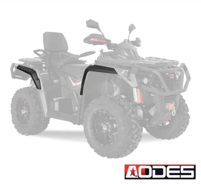 Laden Sie das Bild in Galerie -Viewer, OVERFENDER FENDER FLARES ODES PATHCROSS 650 / 850 / 1000 ATV QUAD BLACK OEM
