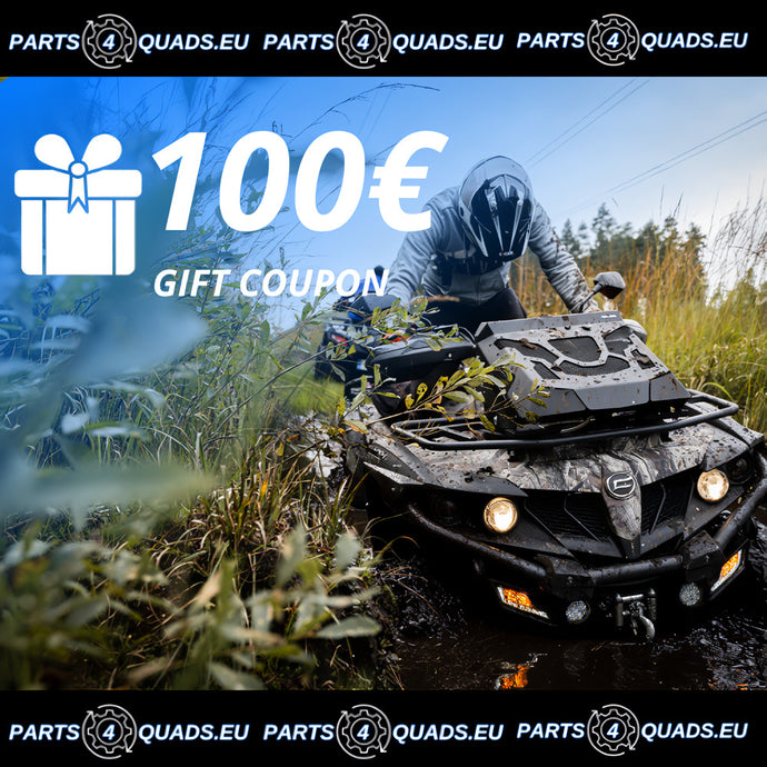 GIFT CARD 100€ - parts4quads.eu