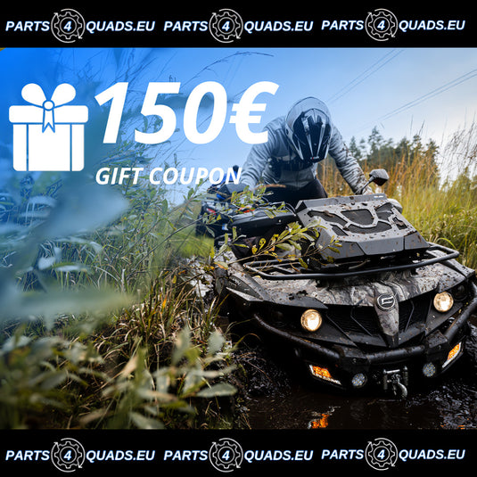 GIFT CARD 150€ - parts4quads.eu 