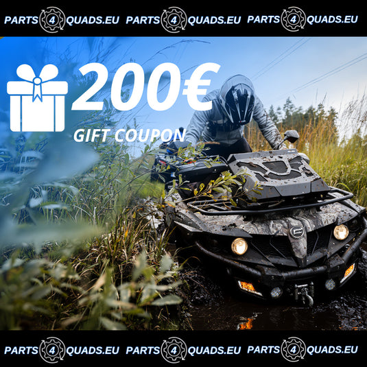 GIFT CARD 200€ - parts4quads.eu