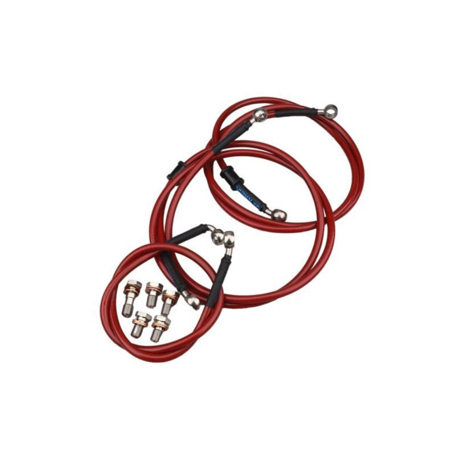 Front and Rear Performance Brake Line Kit Honda TRX 450 R 04-16 QR-FR2700RD