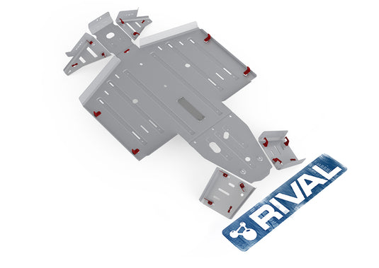 RIVAL Complete skid plate kit - Aluminium Polaris General 1000 2444.7436.1