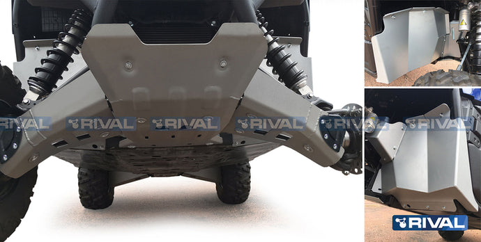 RIVAL Complete skid plate kit - Aluminium Yamaha YXE Wolverine 700 2444.7137.1