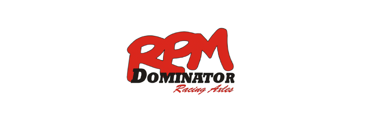 RPM Dominator racing axles logo