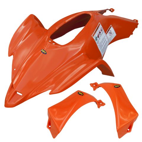 YAMAHA YFZ450 RACE FRONT FENDER HOOD - ORANGE 18996-11