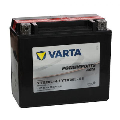 VARTA 12V/18AH (YTX20L-4/YTX20L-BS) TGB BLADE, LINHAI 